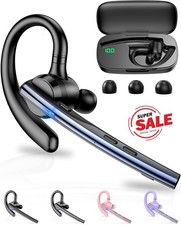 1 Best Wireless Headphone Blue Headset Bluetooth Truck Driver Noise Cancelling.