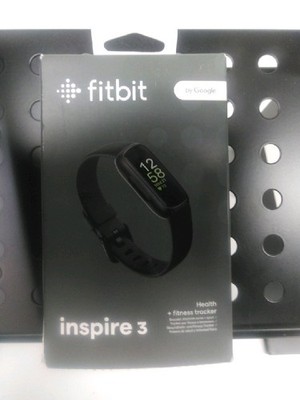 Fitbit Inspire 3 Health & Fitness Tracker Black Heart Rate W/ Stress Management