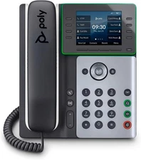 Poly Edge E350 IP Phone Corded /Cordless VoIP Wi-Fi Bluetooth TAA Compliant