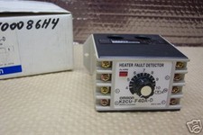 OMRON MODEL K2CU-F40A-D HEAT FAULT DETECTOR 110V NEW CONDITION IN BOX 