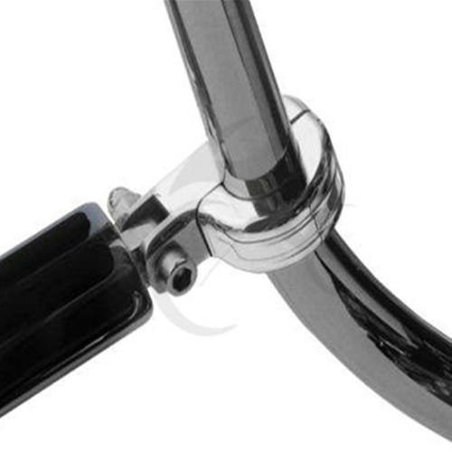 Chrome 1.25" 11/4" Foot Pegs Mounting Kit For Harley Highway Engine