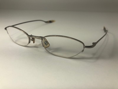 Calvin Klein CK 5102 Silver Eyeglass Frame Half Rimless