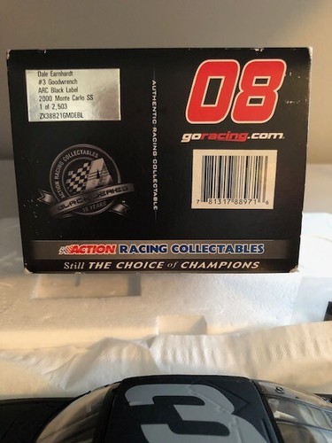 Dale Earnhardt Sr Goodwrench #3 ARC BLACK LABEL MONTE CARLO SS (NIB) 1/24 - Picture 3 of 4