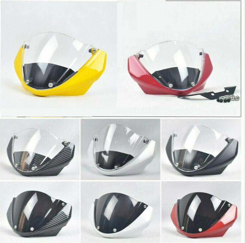 Windscreen Windshield Meter Visor Fairing For Ducati Monster 821 797 1200 18-21 - Imagem 3 de 4