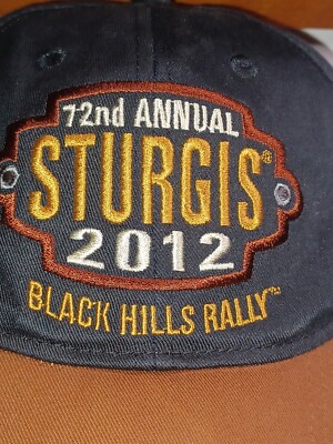 Sturgis Black Hills Motorcycle Rally 72nd Anniversary Hat  display picture 2