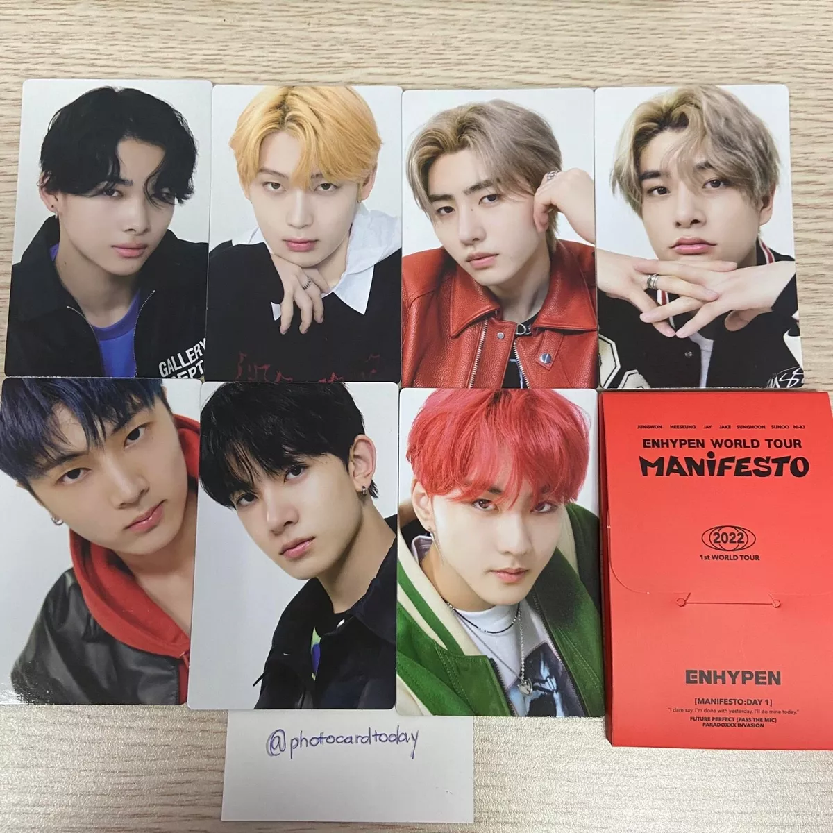 ENHYPEN MANIFESTO WORLD TOUR IN SEOUL TRADING CARD - PHOTOCARD-CARD  SPECIAL-SET