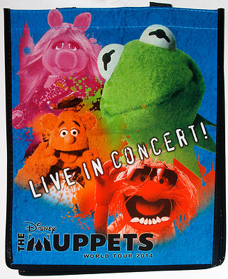 Disney Store MUPPETS World Tour '14 Ecology Reusable Shopping Bag New Tote w/Tag