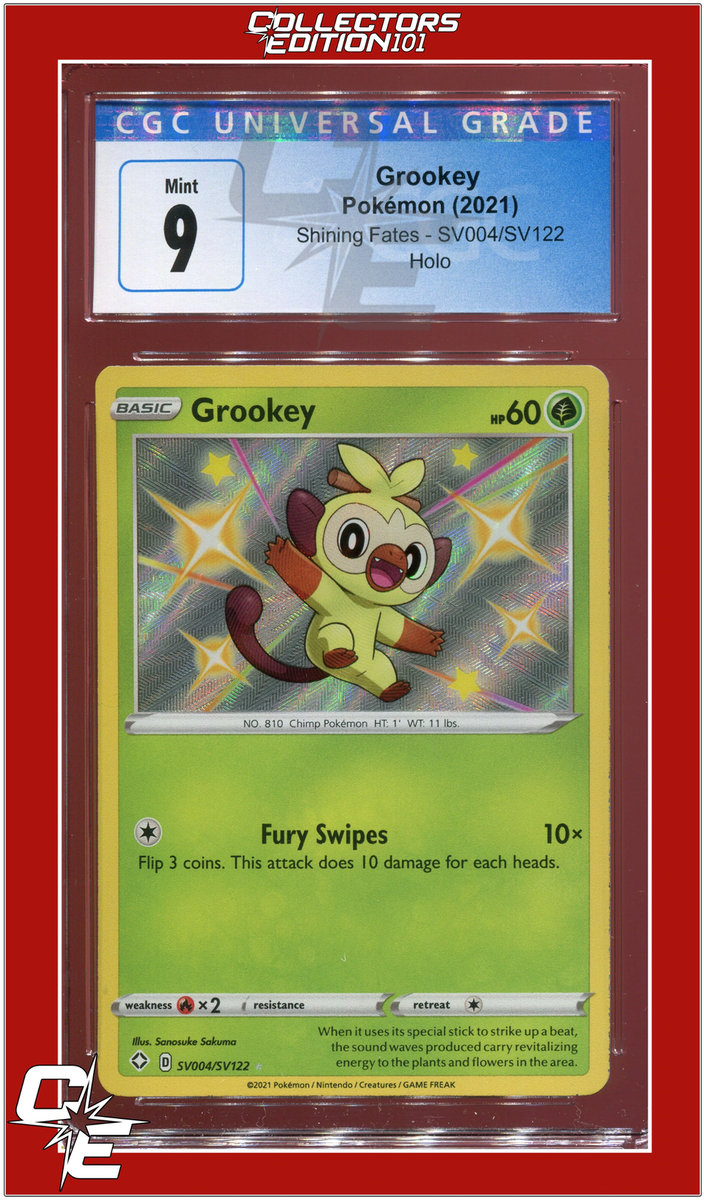 shiny grookey pokemon card Grookey Shiny or Non ✨ 6 IV Customizable Nature Level OT Pokémon Scarl –  Shiny Living Dex