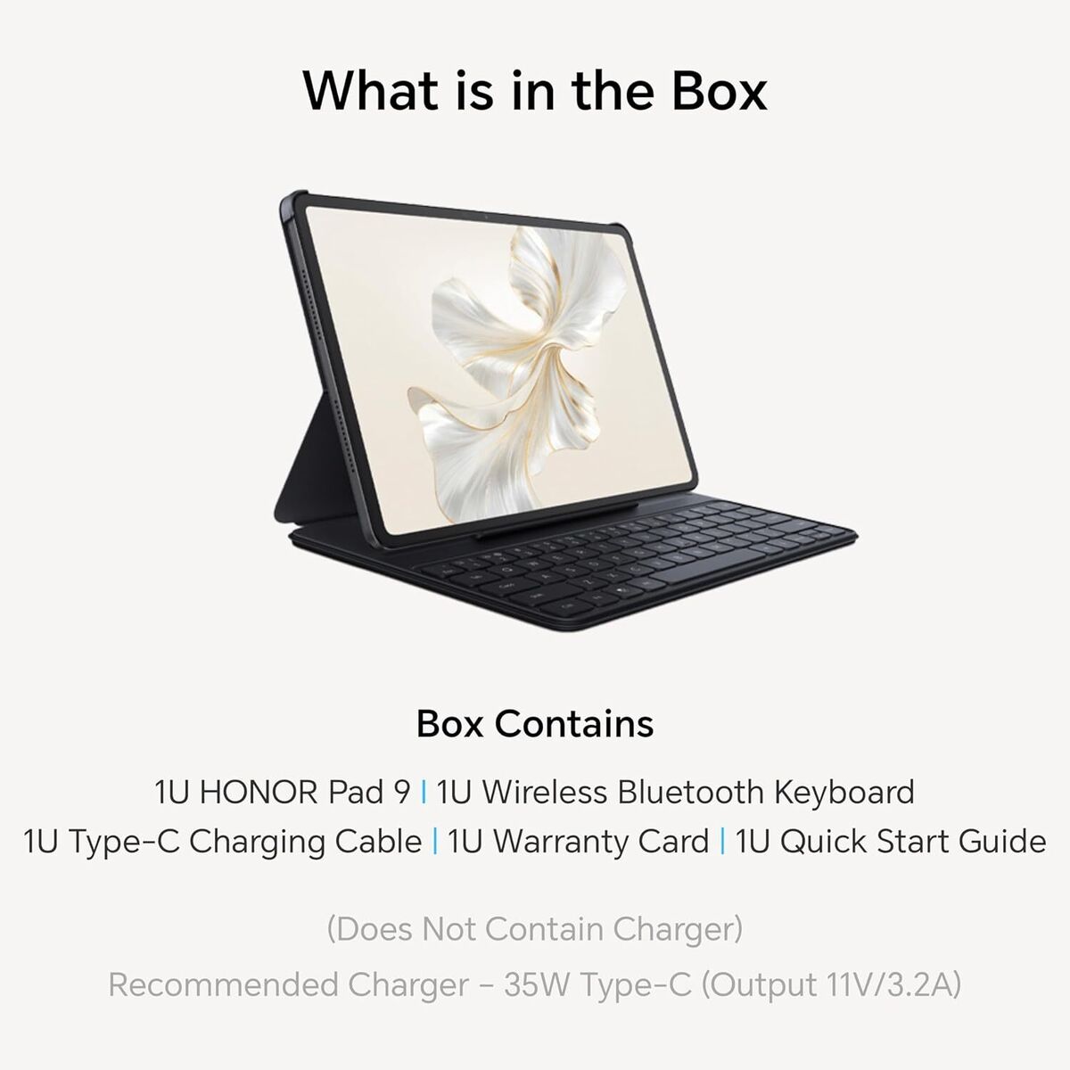 HONOR Pad 9 with Free Bluetooth Keyboard-256GB STORAGE HONOR Pad 9 with Free Bluetooth Keyboard-256GB STORAGE