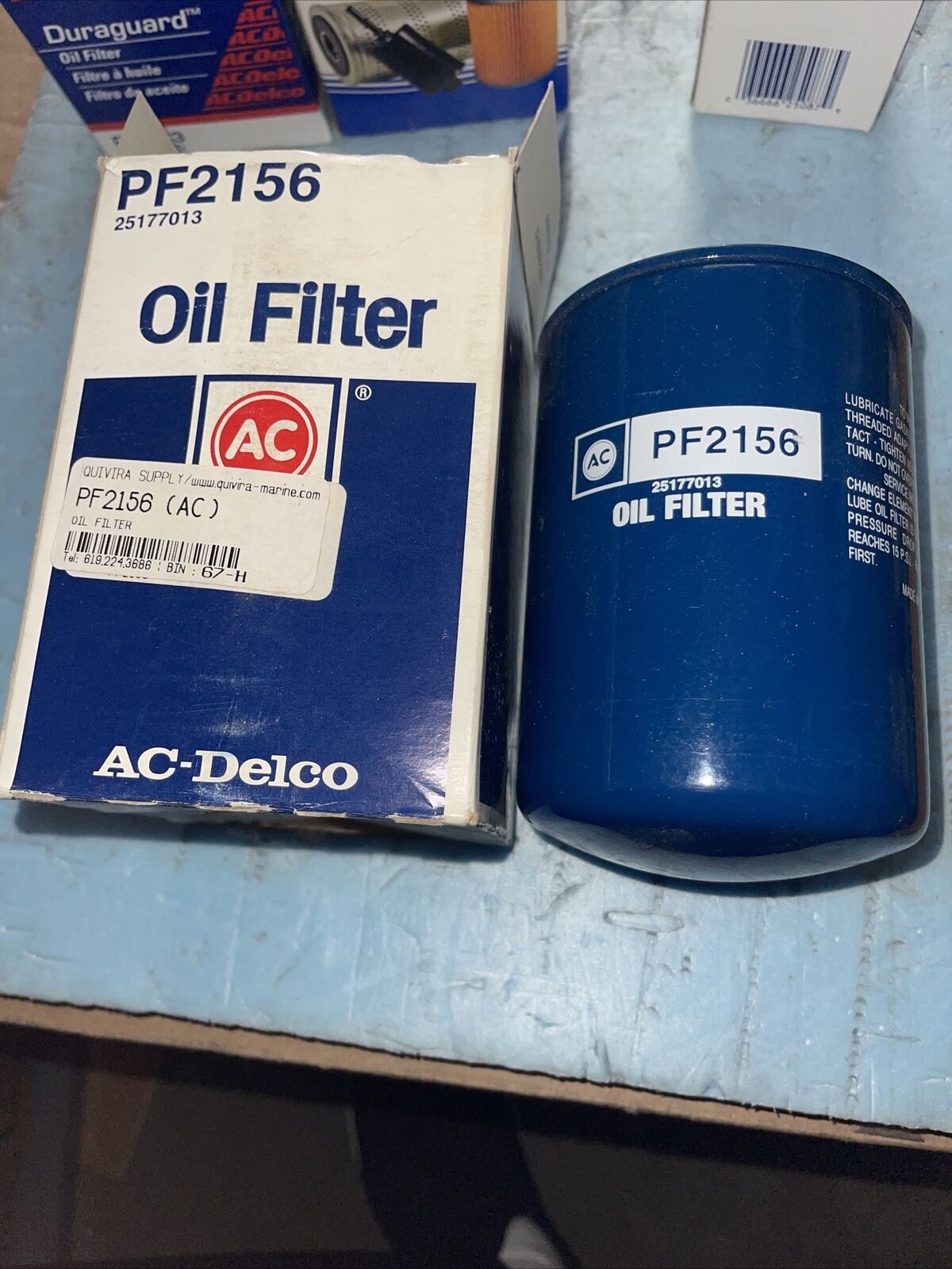ACDELCO,SPIN ON OIL FILTER;P/N PF2156.