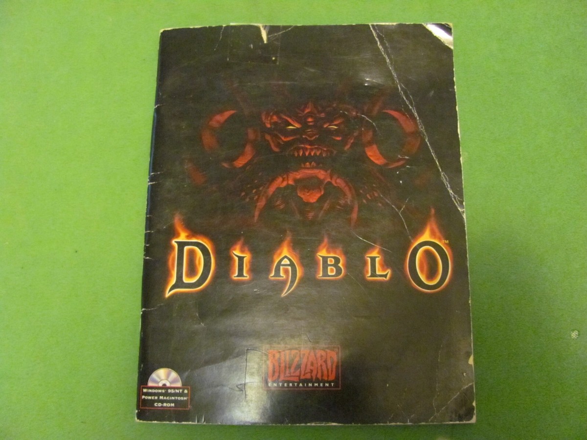 Diablo Instruction 1996 Manual Book by Blizzard Entertainment for