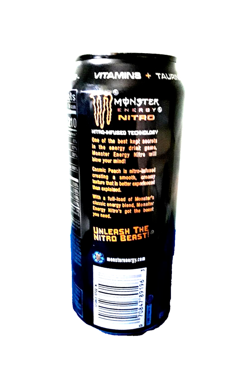 1) EMPTY CAN: MONSTER ~ ENERGY~NITRO - COSMIC PEACH | eBay