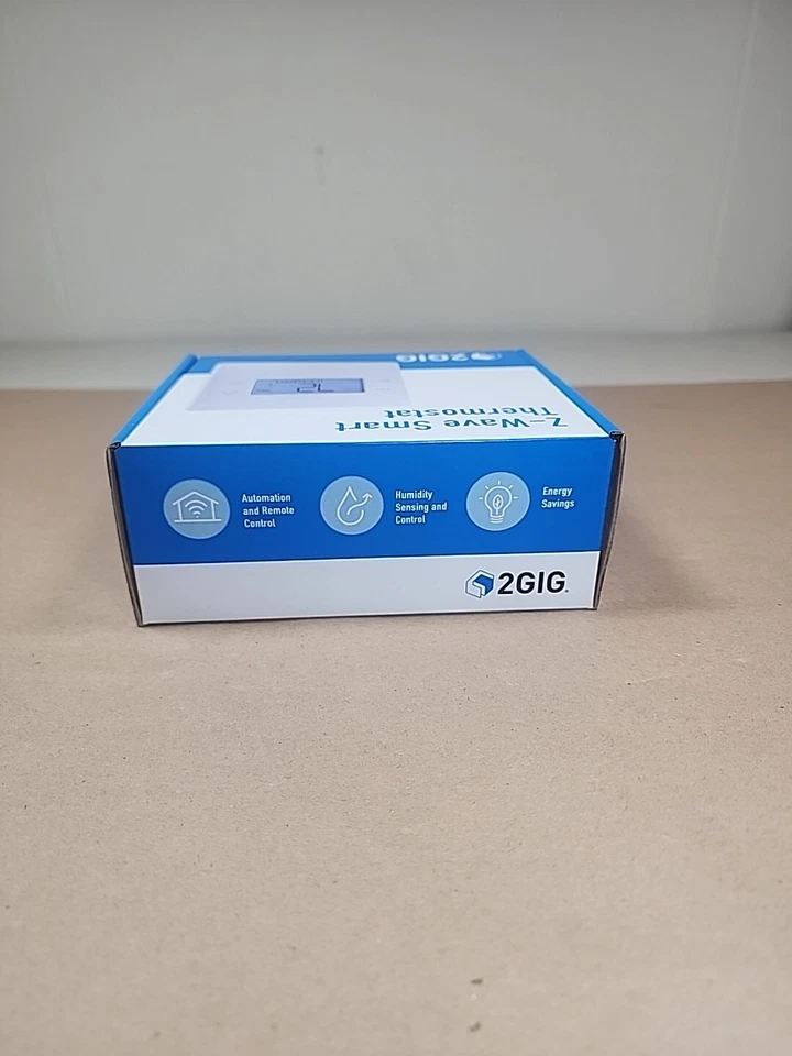 2gig Z-Wave 700 Smart Programmable Thermostat 2GIG-STZ-1 New Sealed  - Image 3 of 4