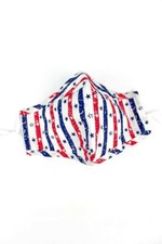 Star  Strips Fashion Face Mask Patriotic with Filter Pocket Unisex