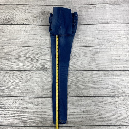 So Jeggings Girls Size 14 Skinny Blue Denim Jeans Adjustable Waist Pants Stretch - Picture 9 of 10