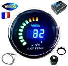 Racing pressure gauge VEGA 52mm digital exhaust temperature + LED 200-1370 °C