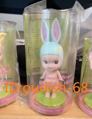 ソニーエンジェル　ブルーラビット　Blue rabbit うさぎ レア Blue Rabbit Authentic Sonny Angel Bobbing Head Series Mini Figure