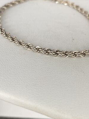 アクセサリー Vintage rope Chain Bracelet silver 925 Sterling Silver .925 Rope Chain Vintage Bracelet 7” | eBay