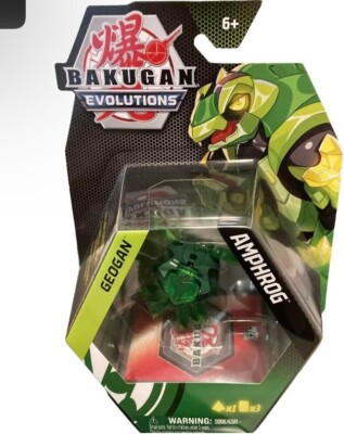 Bakugan Evolutions GEOGAN AMPHROG Pop-Open Toy Action Figure