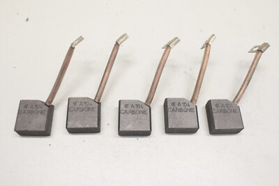 5x DEUTSCHE CARBONE 1023971-12479 20x20x10 Kohlebürste Carbon Coal Brush  A104