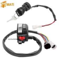 Handlebar Start Stop Switch & Ignition Key Switch for Yamaha Raptor 700 YFM700R