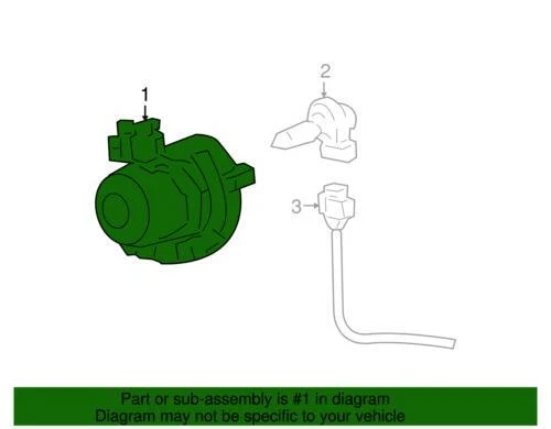 Faro antiniebla delantero genuino GM 2007-2016 Chevrolet Cadillac Buick Saturn CTS 95419301 Foto 4 de 4