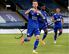 Leicester City James Maddison Autographed Signed 8x10 EPL Photo COA #4
