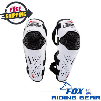 Leatt Knee & Shin Guard Protector Dual Axis Pro White #S/M