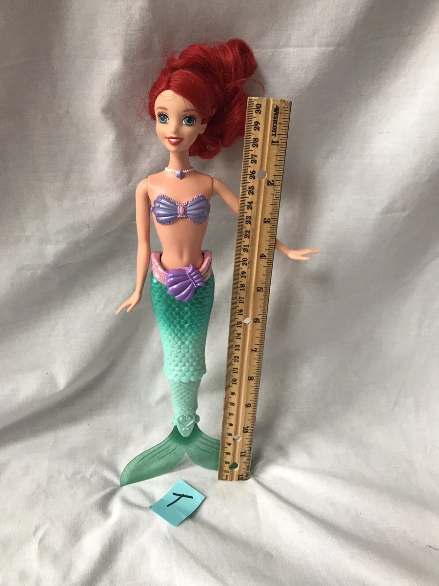 RARE 2010 Disney Mattel Ariel Little Mermaid Barbie Doll Swimming Action  Moving