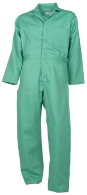 Visual Green Flame Resistant Coverall- Proban®//FR-7A® -NEW-some made in the USA