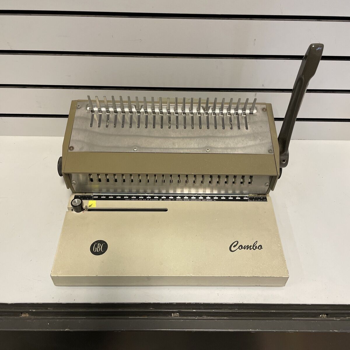General Binding Corporation GBC Combo Binding Machine Model General Binding Corporation GBC Combo Binding Machine Model
