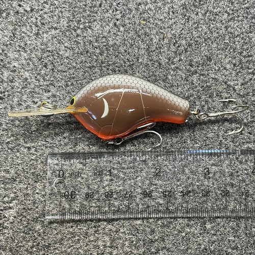 Bagley’s Diving B2, DB2 All Brass Crankbait Fishing Lure - 0BR Black Brown - Picture 2 of 14