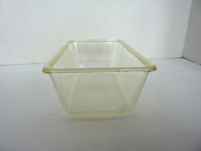 Antique Fry Oven Glass Baking Pan Dish 1928-9 Loaf Pan