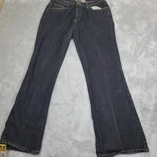 Crest Jeans Womens 15/16 Blue Denim Mid Rise Medium Wash Ladies Comfort