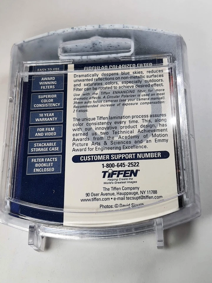 TiFFEN 67mm Circular Polarizer CPL Glass Lens Filter P-CL 67 mm PL-C E67 E-67 US - Image 4 of 4