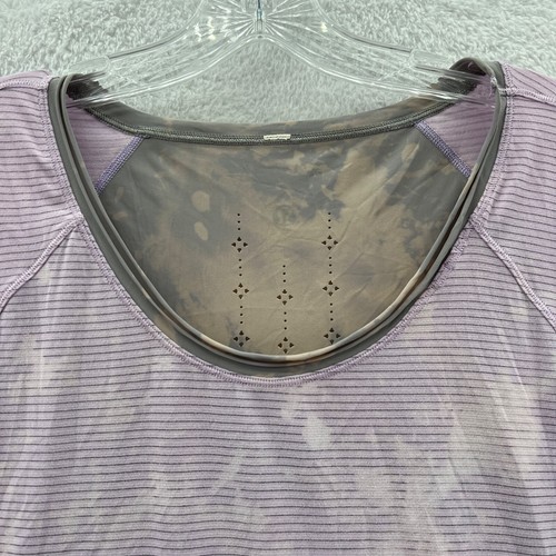 Lululemon Shirt Womens 6 Purple Small Long Sleeve Running Top Gym Lightened Up - Picture 5 of 15