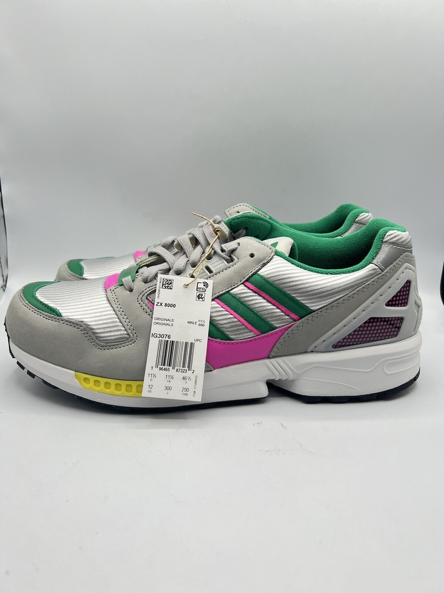 adidas Originals Zx8000 Men's Size 12 Grey Two Court Green adidas Originals Zx8000 Men's Size 12 Grey Two Court Green