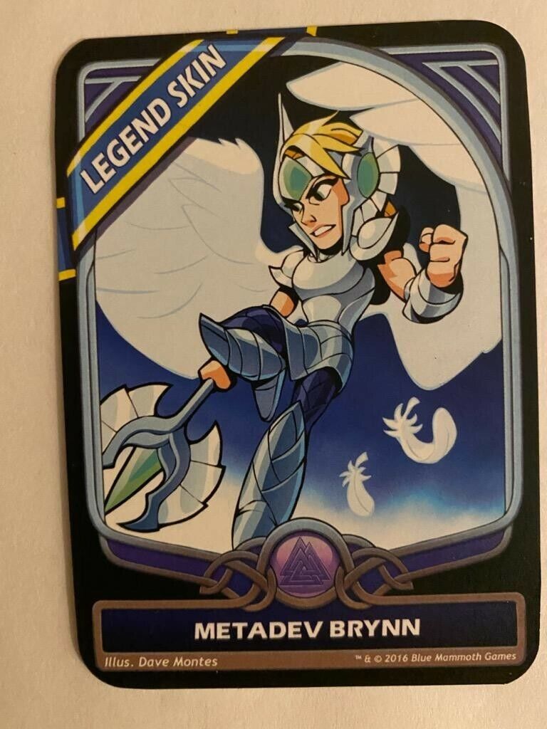 Kilauea Mountain Bemærk modtage Brawlhalla - Metadev Brynn Legend Skin Code Rare and unused... convention  exclus | eBay