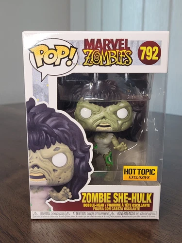 Funko Pop! Zombie She-Hulk #792 Marvel Zombies Hot Topic EXCLUSIVO Coleccionable 