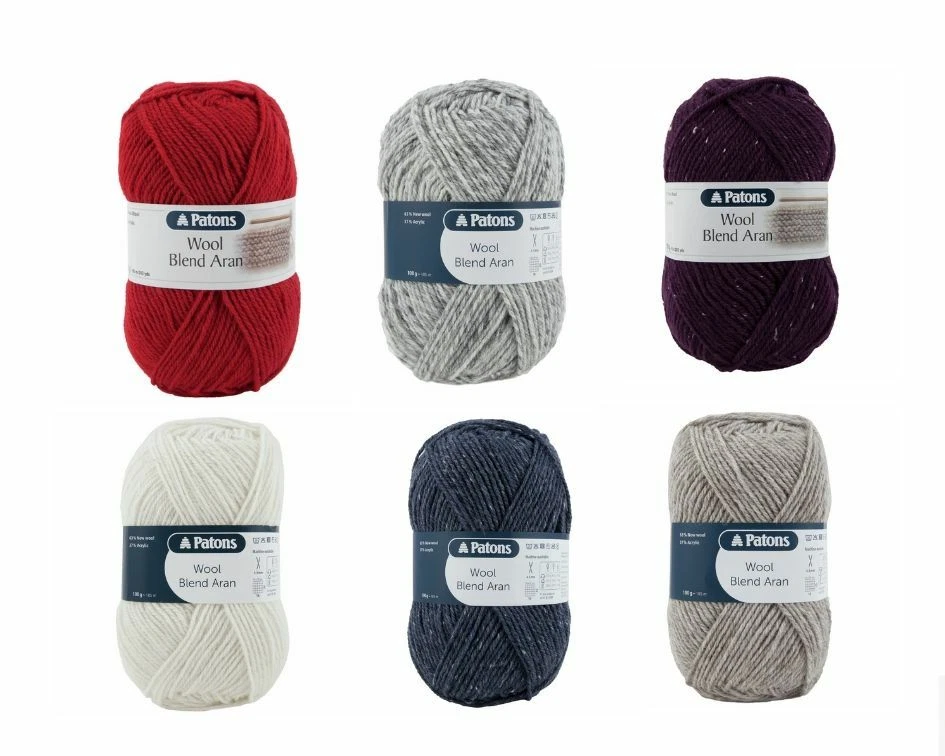 Patons wool hot sale blend aran yarn