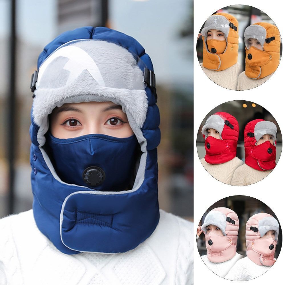 APL Cappello Trapper Termico Peluche Ispessito Vento Fagioli Densi Invernale Caldo