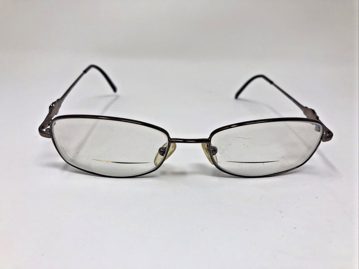 FENDI EYEGLASSES FRAME F669R 51-17-135 210 BROWN ITALY METAL  display picture 2