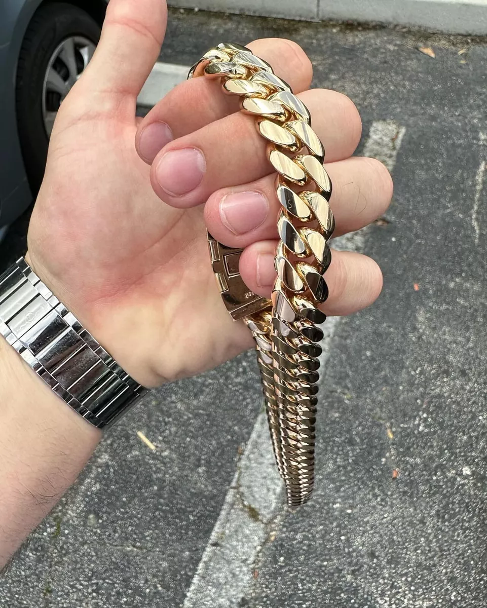 22mm cuban link chain deals