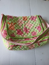 Pomegranate Quilted Large Quilted Diaper Turtle Print Diaper Bag