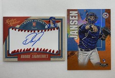 2019 LEATHER & LUMBER AUTOGRAPHS /149 RC DANNY JANSEN & Fire Orange /299 