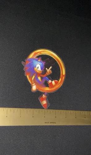 Shadow The Hedgehog 3D Lenticular Anime Motion Car Sticker Decal Peeker - Picture 2 of 2