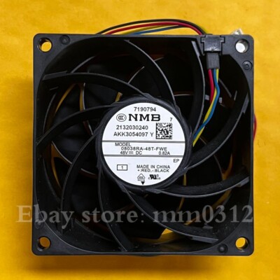 NMB 08038RA-48T-FWE 48V 8CM 0.82A 8038 80mm inverter cooling fan