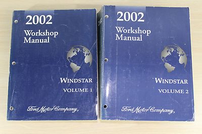 2002 Ford Windstar Workshop Manual Volume 1 2 Automobile Book Set Ebay