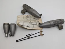 Lot of 2 J'Tec Snuf-ler Mufflers No. 588 + Extra Pieces *For Parts or Repair*