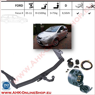 Gancio Di Traino Fisso Per Fiat Punto II - Omologato, D 6.4kN, Con Kit Elettrico 7 Poli Universale - Foto 11